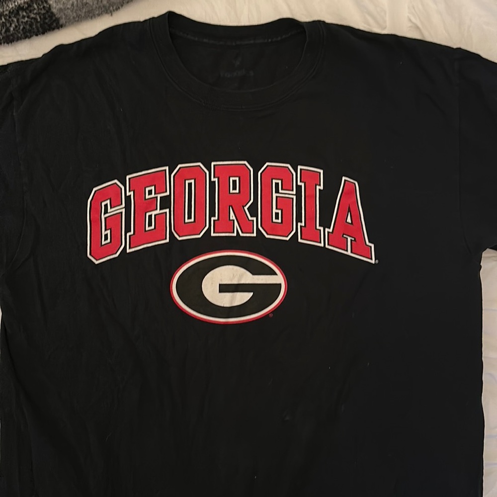 Georgia bulldogs shirt size large dawgs black shirt